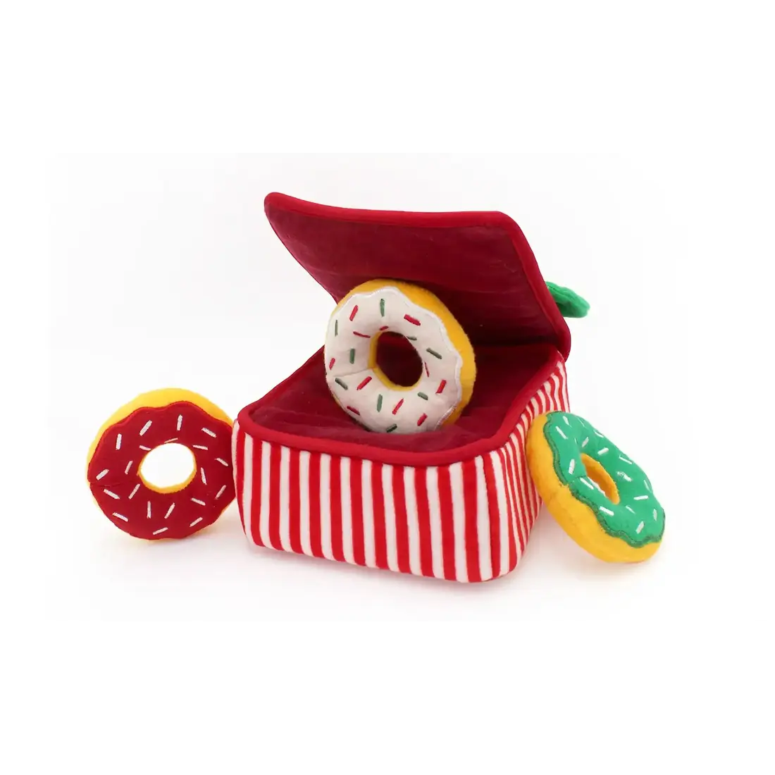 ZippyPaws Holiday Burrow Donutz Box