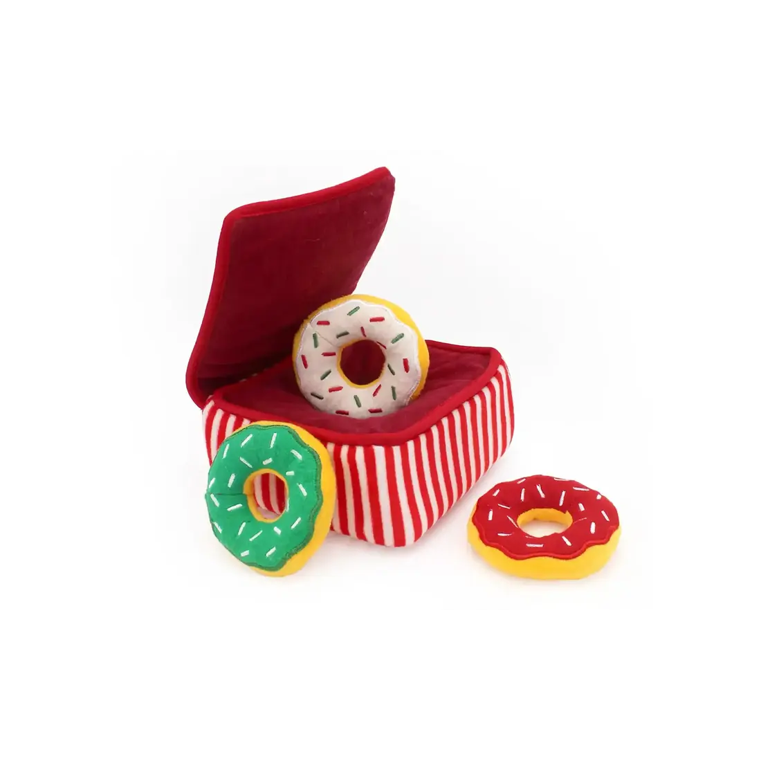 ZippyPaws Holiday Burrow Donutz Box
