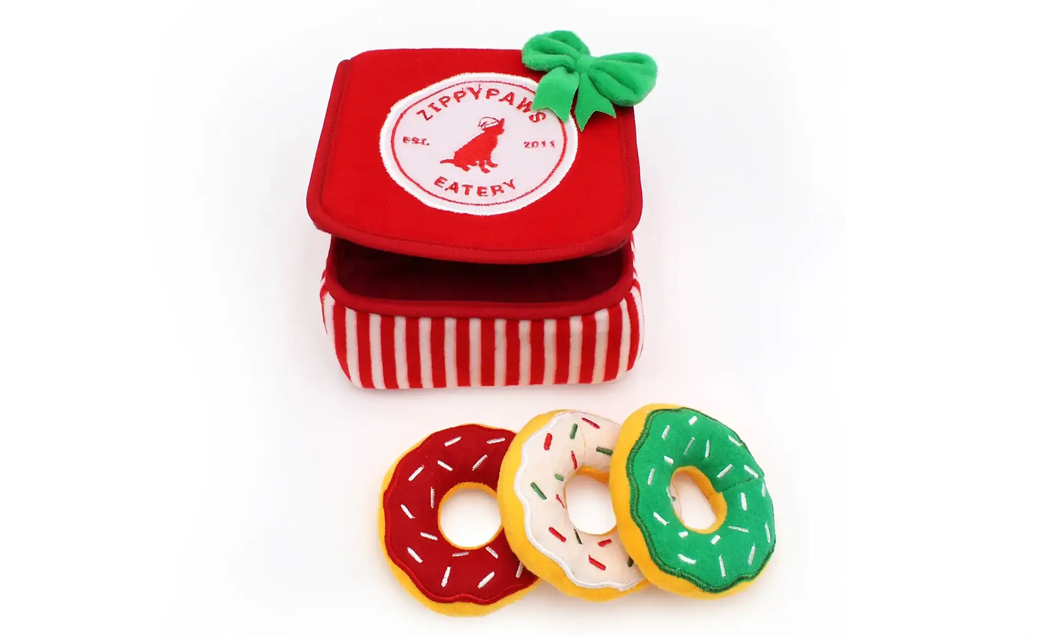 ZippyPaws Holiday Burrow Donutz Box