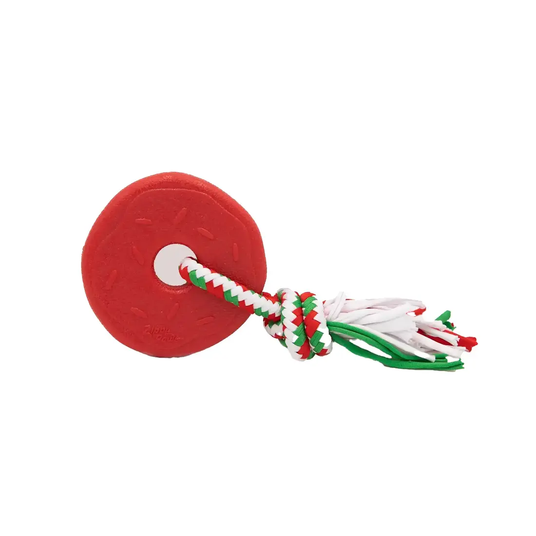 ZippyPaws Holiday ZippyTuff Teetherz – Donut Red
