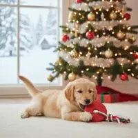 ZippyPaws Holiday ZippyTuff Teetherz – Donut Red