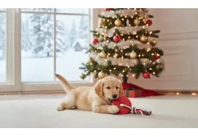 ZippyPaws Holiday ZippyTuff Teetherz – Donut Red