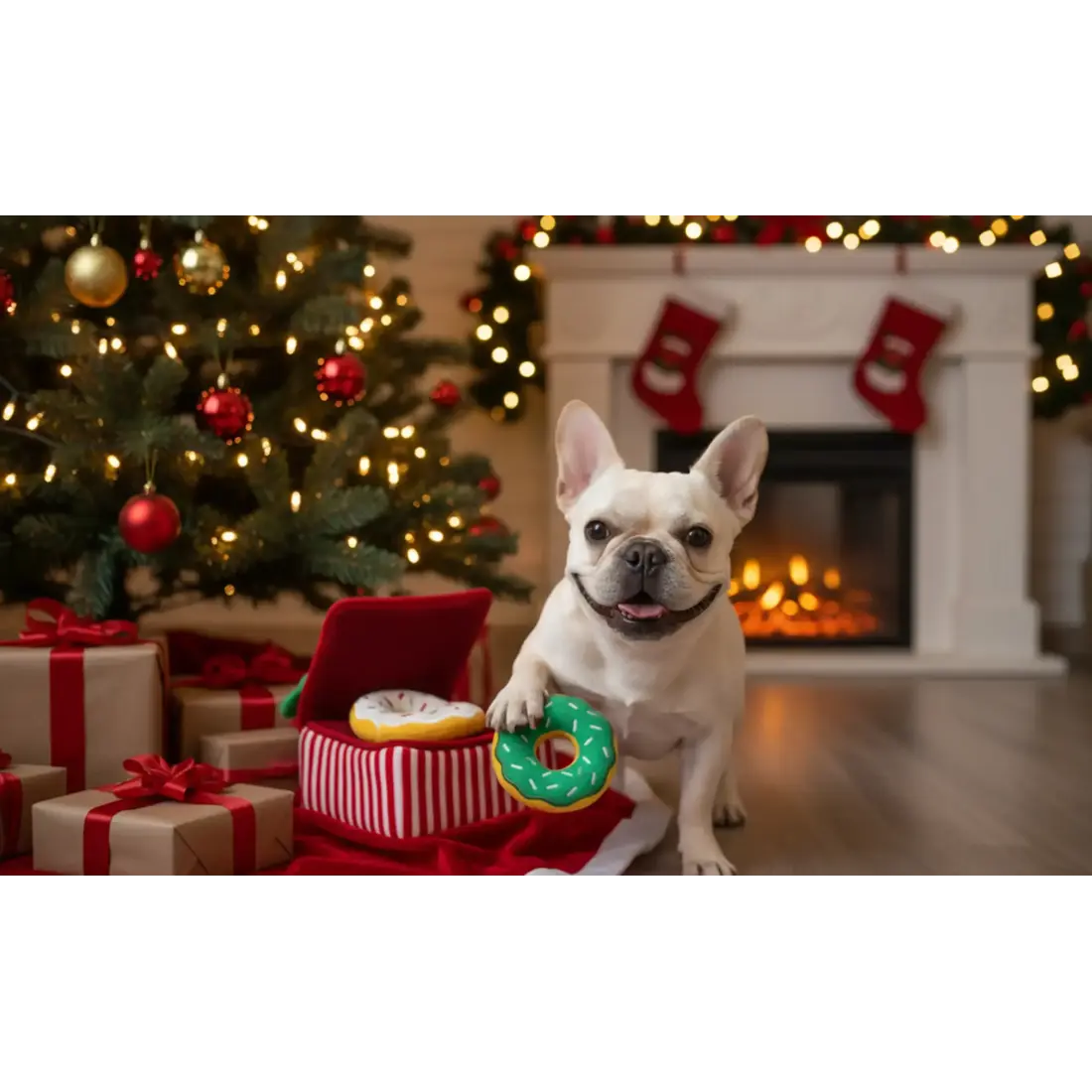 ZippyPaws Holiday Burrow Donutz Box