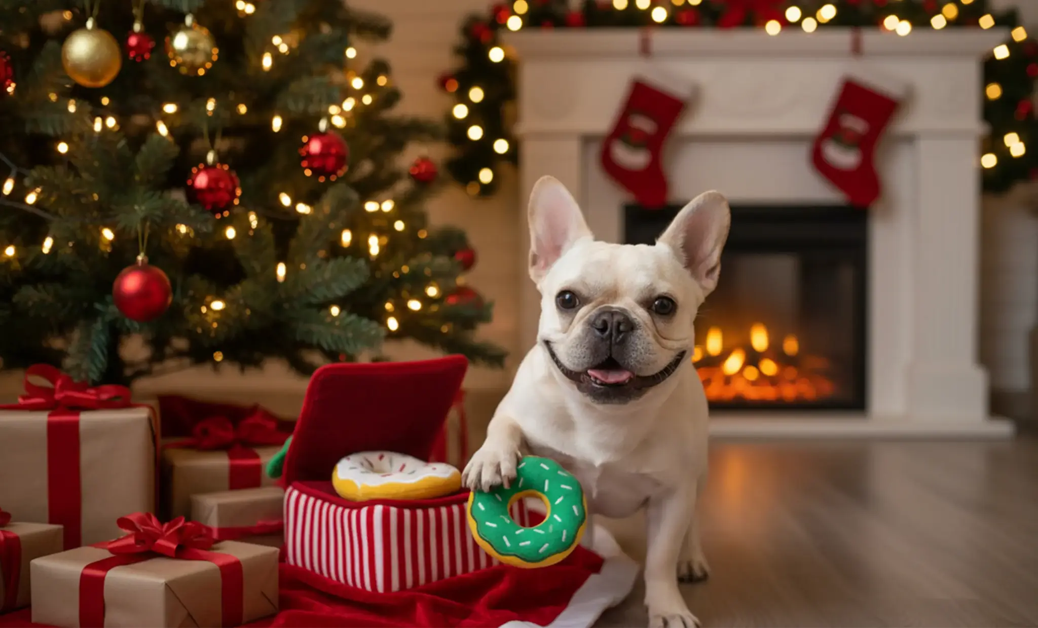 ZippyPaws Holiday Burrow Donutz Box