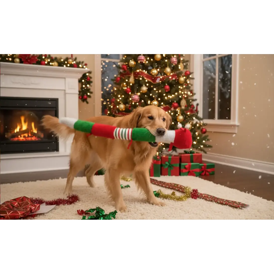 ZippyPaws Holiday Caterpillar Deluxe