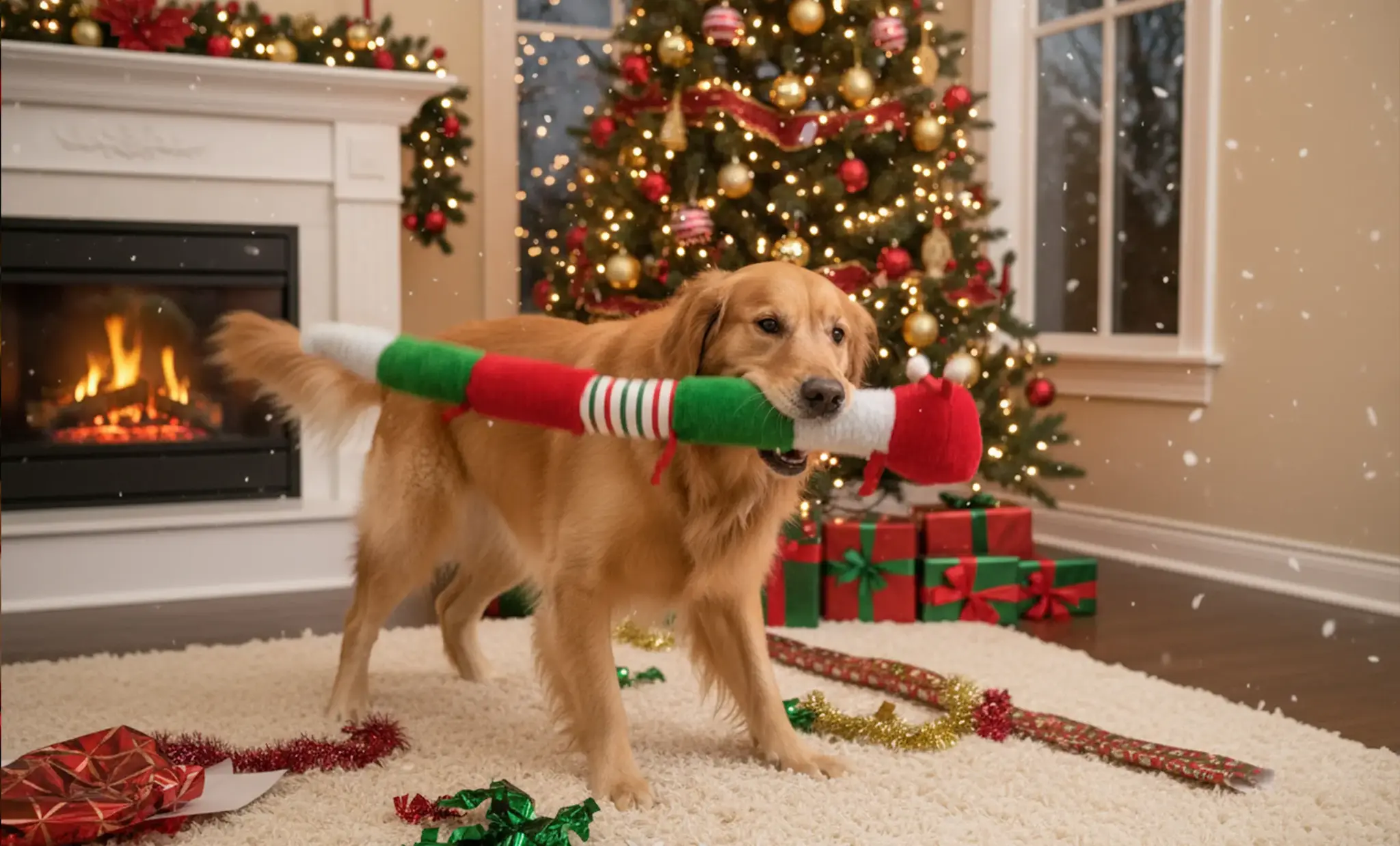 ZippyPaws Holiday Caterpillar Deluxe