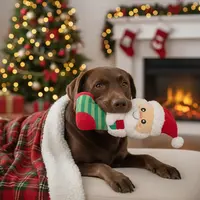 ZippyPaws EcoZippy Holiday Stocking Santa