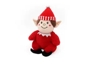 ZippyPaws Holiday Cheeky Chumz Red Elf