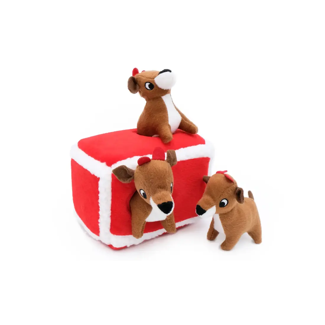 ZippyPaws Holiday Burrow Reindeer Pen