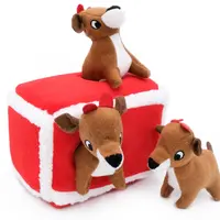 ZippyPaws Holiday Burrow Reindeer Pen