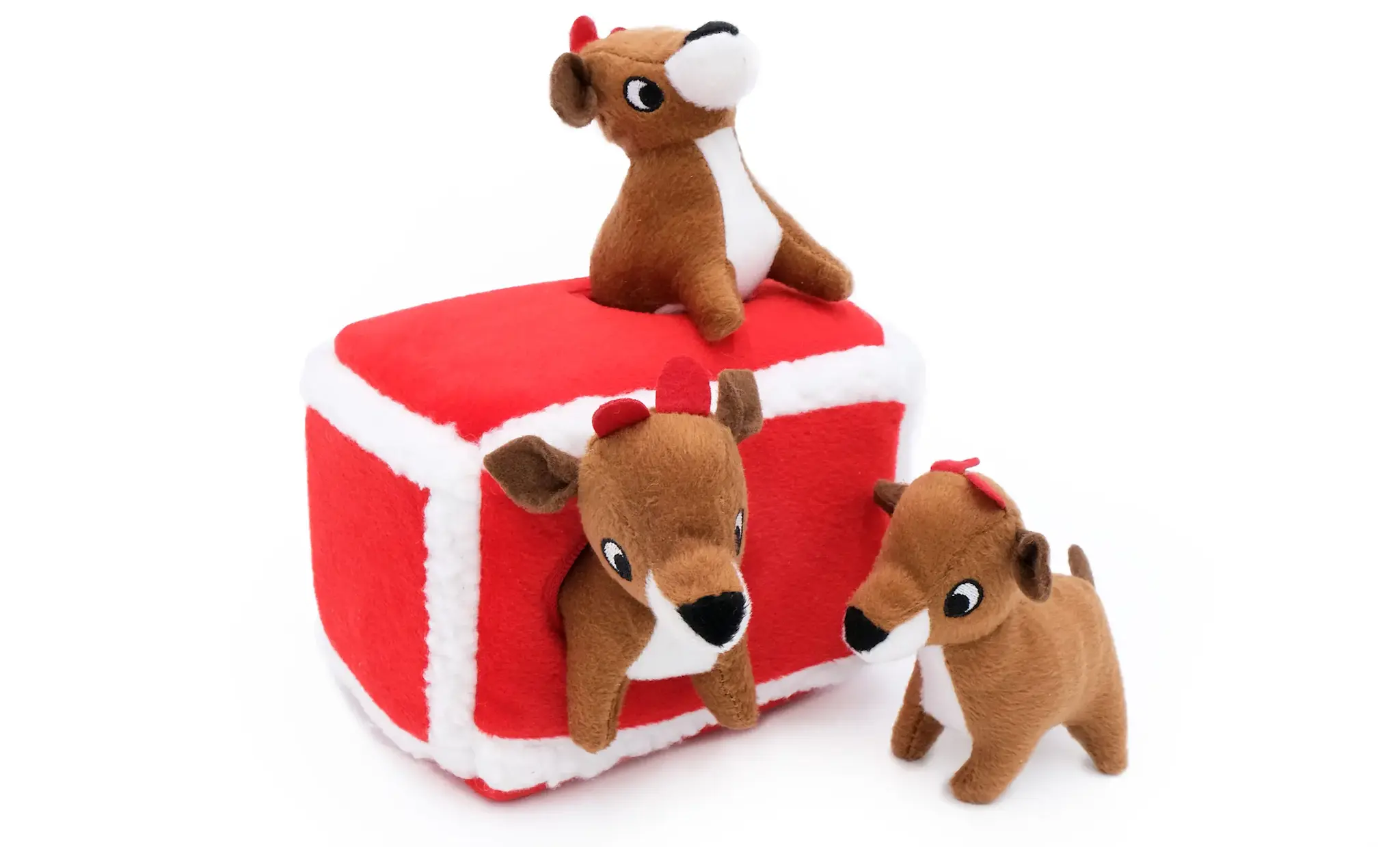 ZippyPaws Holiday Burrow Reindeer Pen