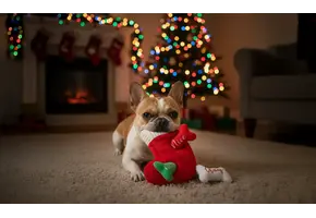 ZippyPaws Holiday Burrow Naughty or Nice Stocking