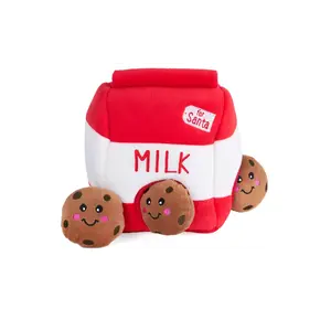 ZippyPaws Holiday Burrow Santa’s Milk and Cookies