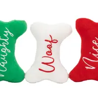 ZippyPaws Holiday Miniz 3-pack Naughty and Nice Bones