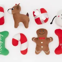 ZippyPaws Holiday Miniz 8-Pack