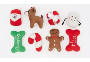 ZippyPaws Holiday Miniz 8-Pack