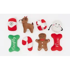 ZippyPaws Holiday Miniz 8-Pack
