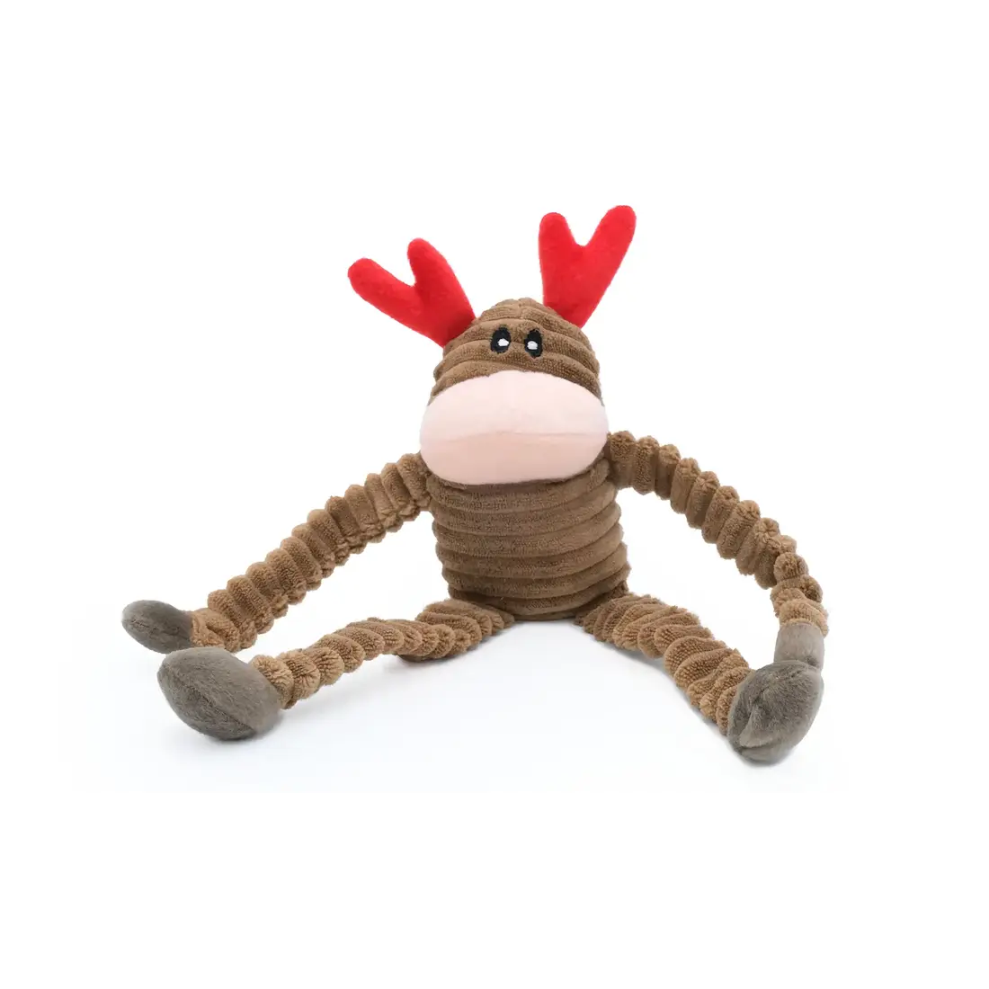 ZippyPaws Holiday Crinkle Reindeer