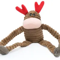 ZippyPaws Holiday Crinkle Reindeer