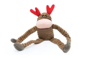 ZippyPaws Holiday Crinkle Reindeer