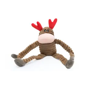 ZippyPaws Holiday Crinkle Reindeer