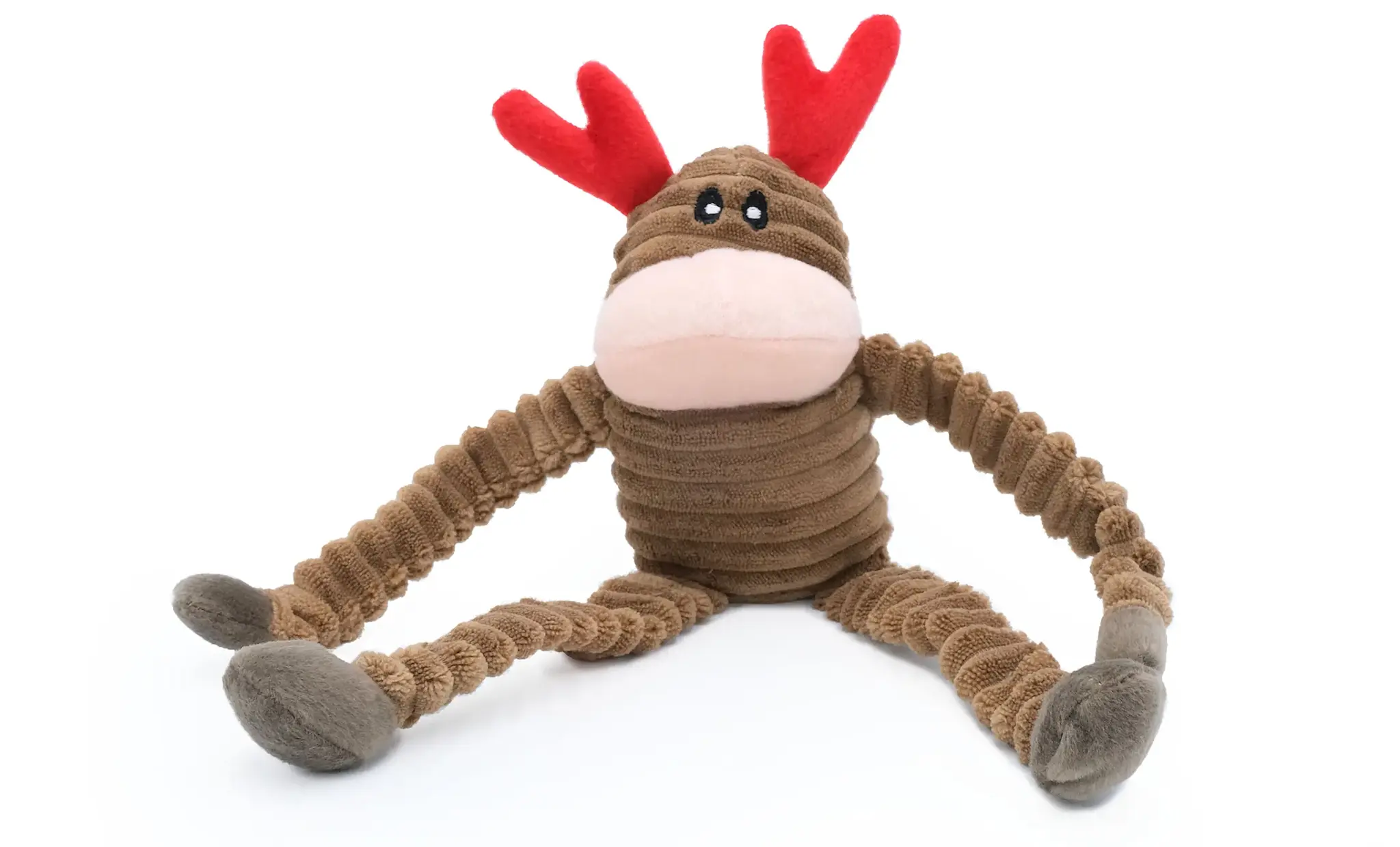 ZippyPaws Holiday Crinkle Reindeer