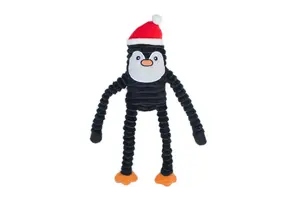 ZippyPaws Holiday Crinkle Penguin