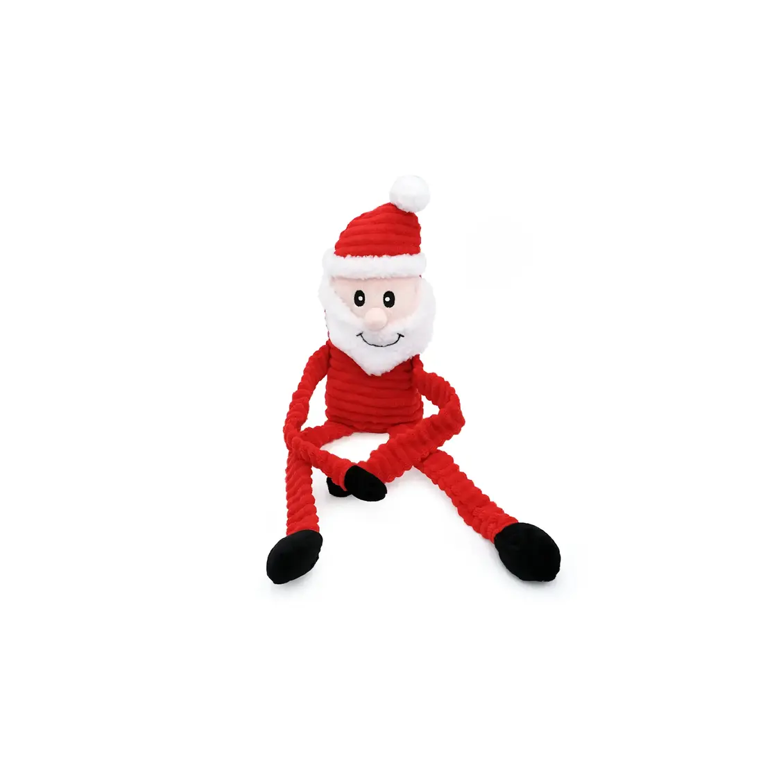 ZippyPaws Holiday Crinkle Santa Large