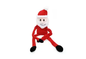 ZippyPaws Holiday Crinkle Santa Large