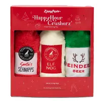 ZippyPaws Happy Hour Crusherz Holiday 3-pack