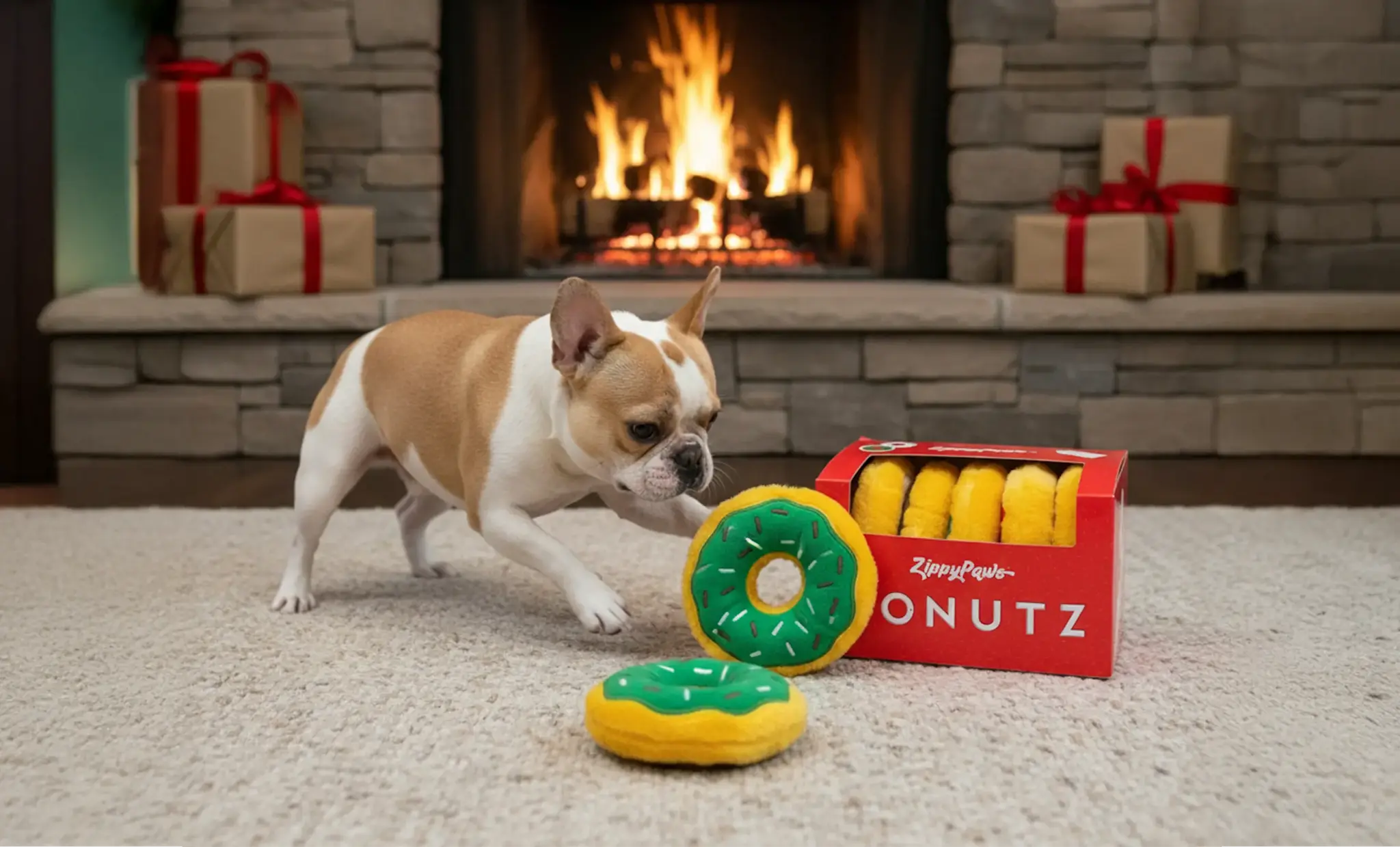 ZippyPaws Holiday Mini Donutz Gift Box ( 6- pack )