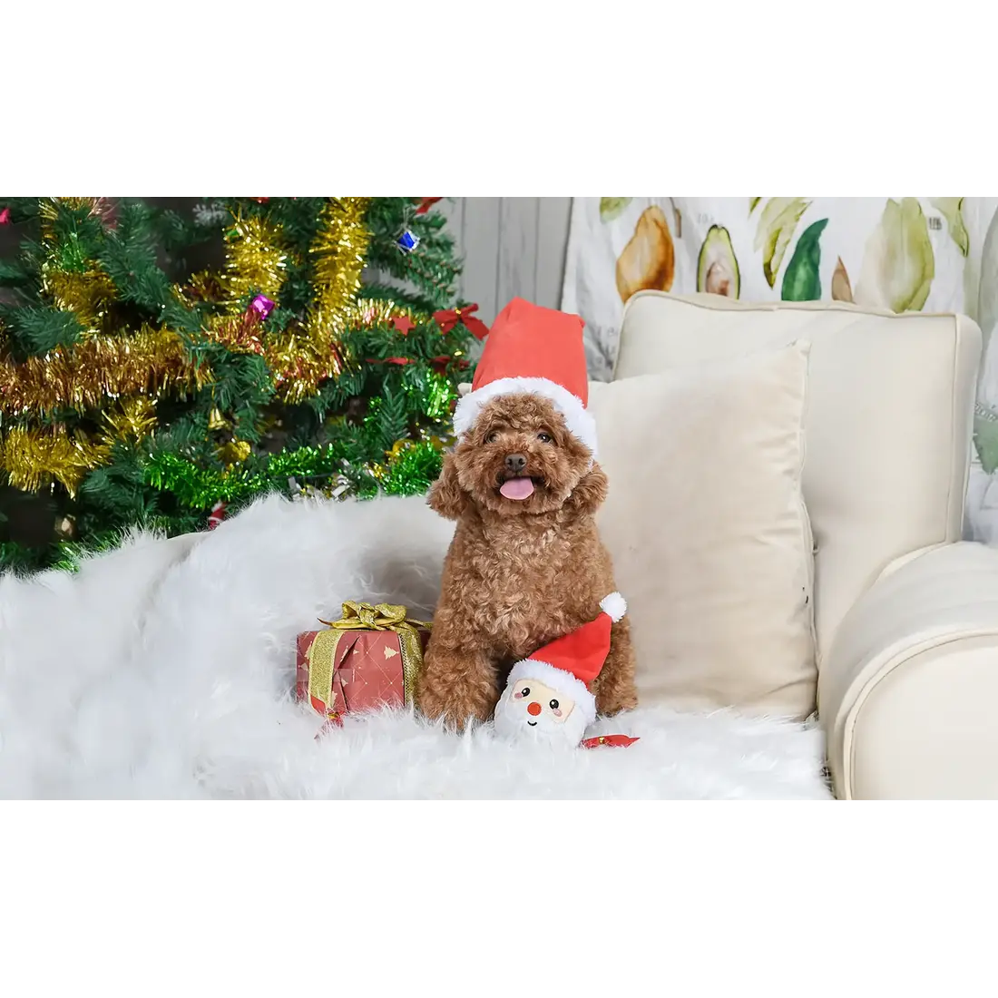 HugSmart Happy Woofmas – Santa Ball