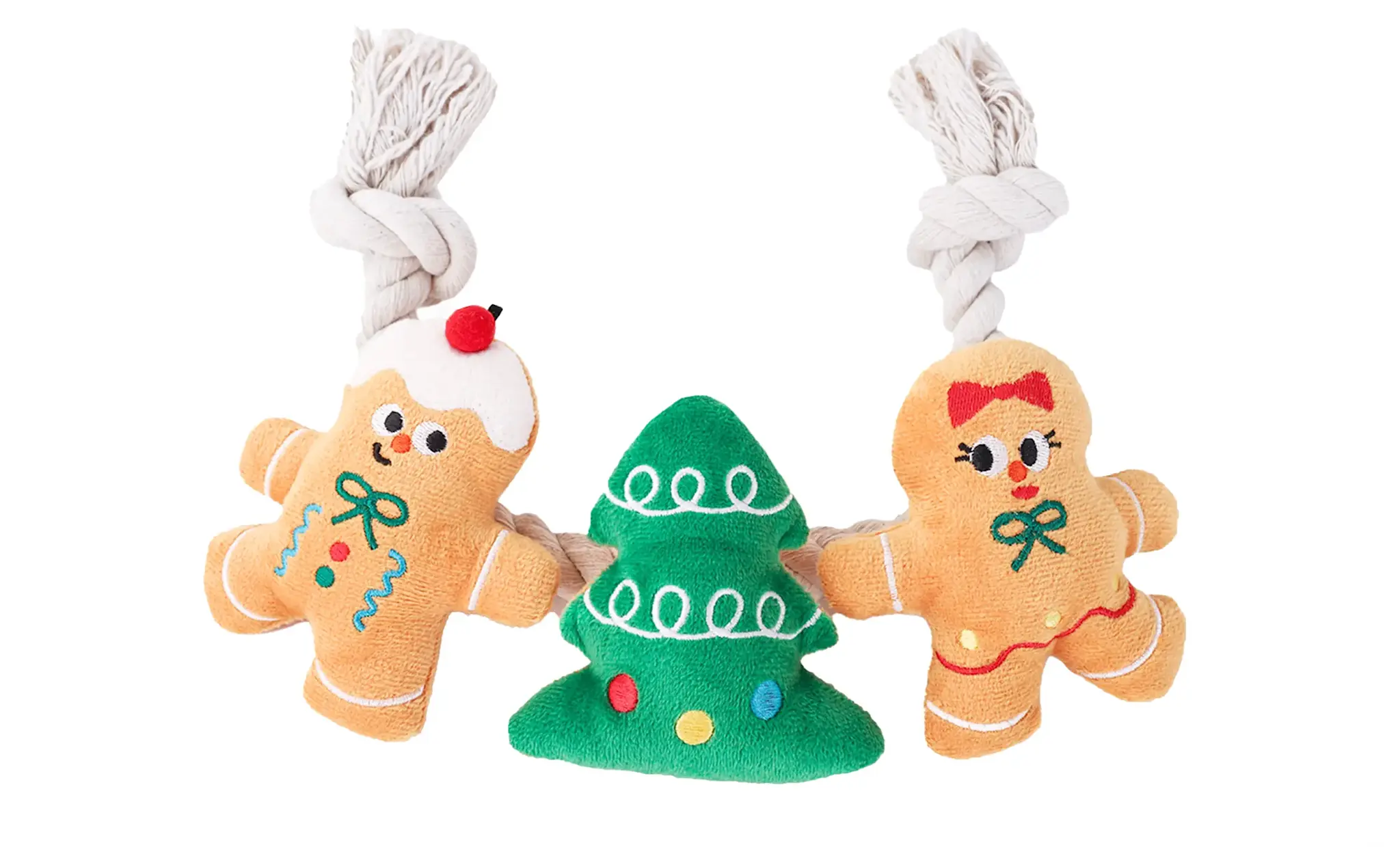 HugSmart Happy Woofmas – Holiday Gingerbread Man