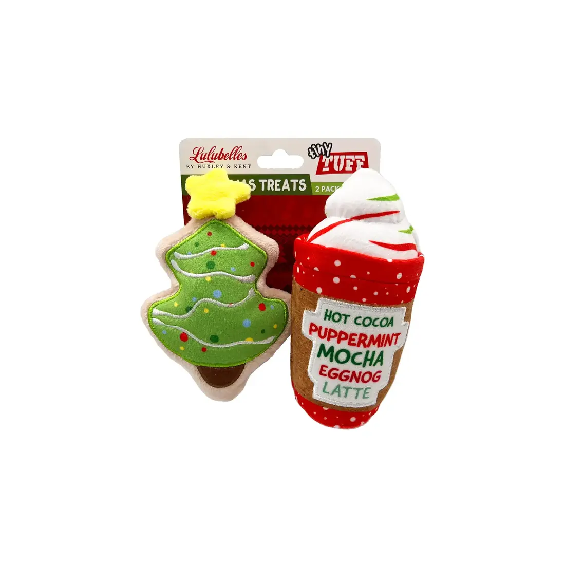 Huxley & Kent Lulubelles Tiny Tuff Christmas Treats 2-pack
