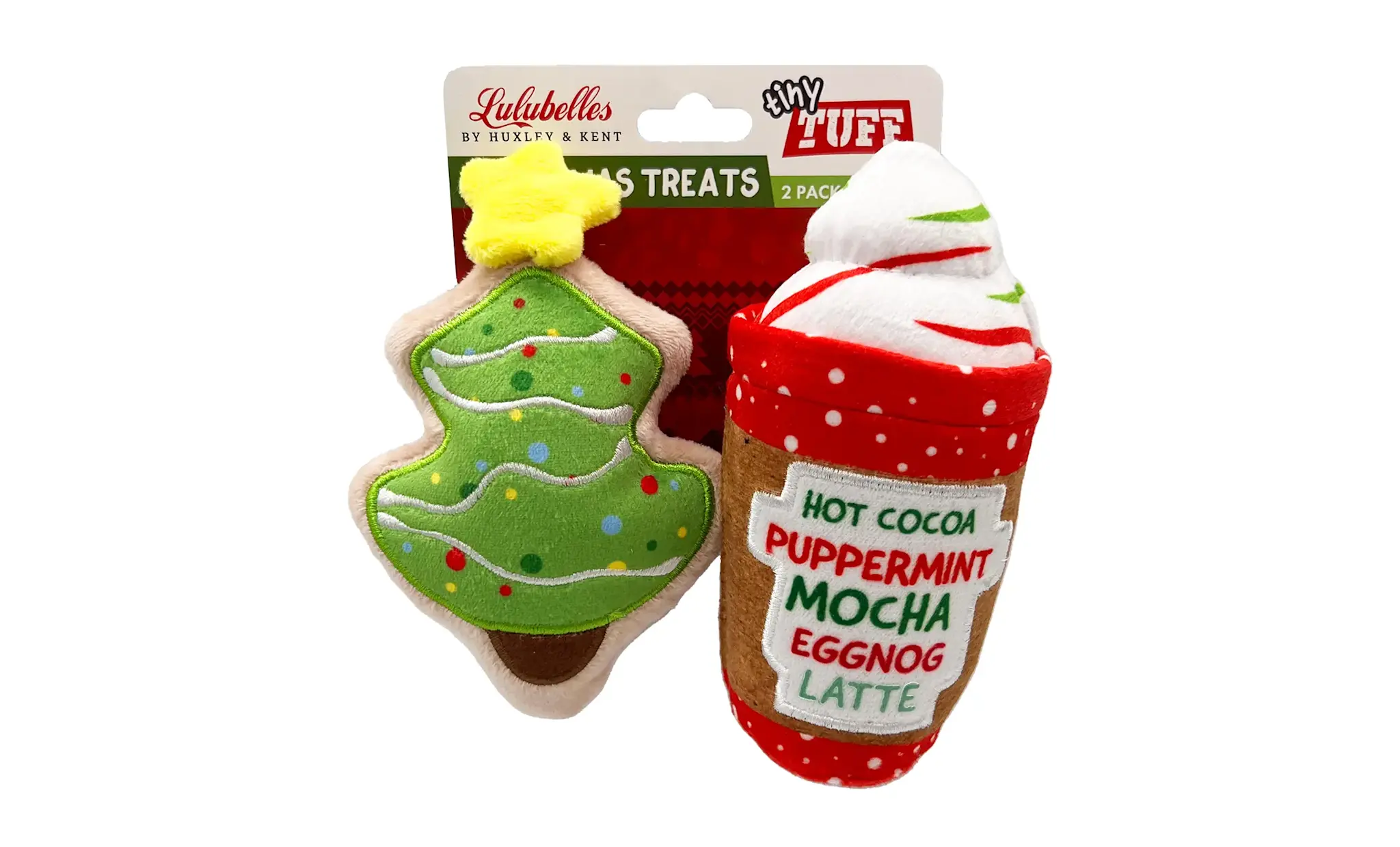 Huxley & Kent Lulubelles Tiny Tuff Christmas Treats 2-pack