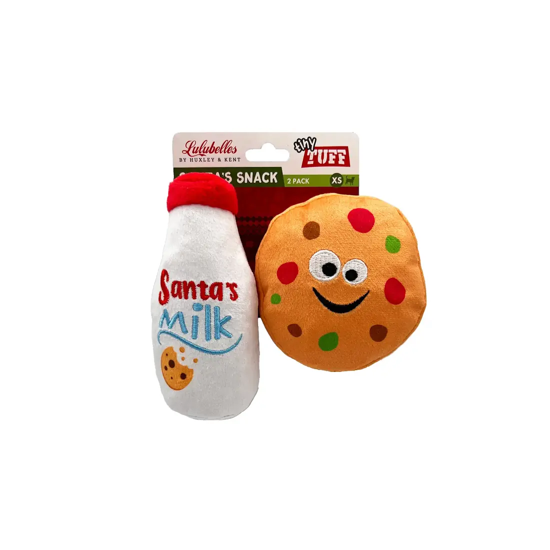 Huxley & Kent Lulubelles Tiny Tuff Santa’s Snack 2-pack