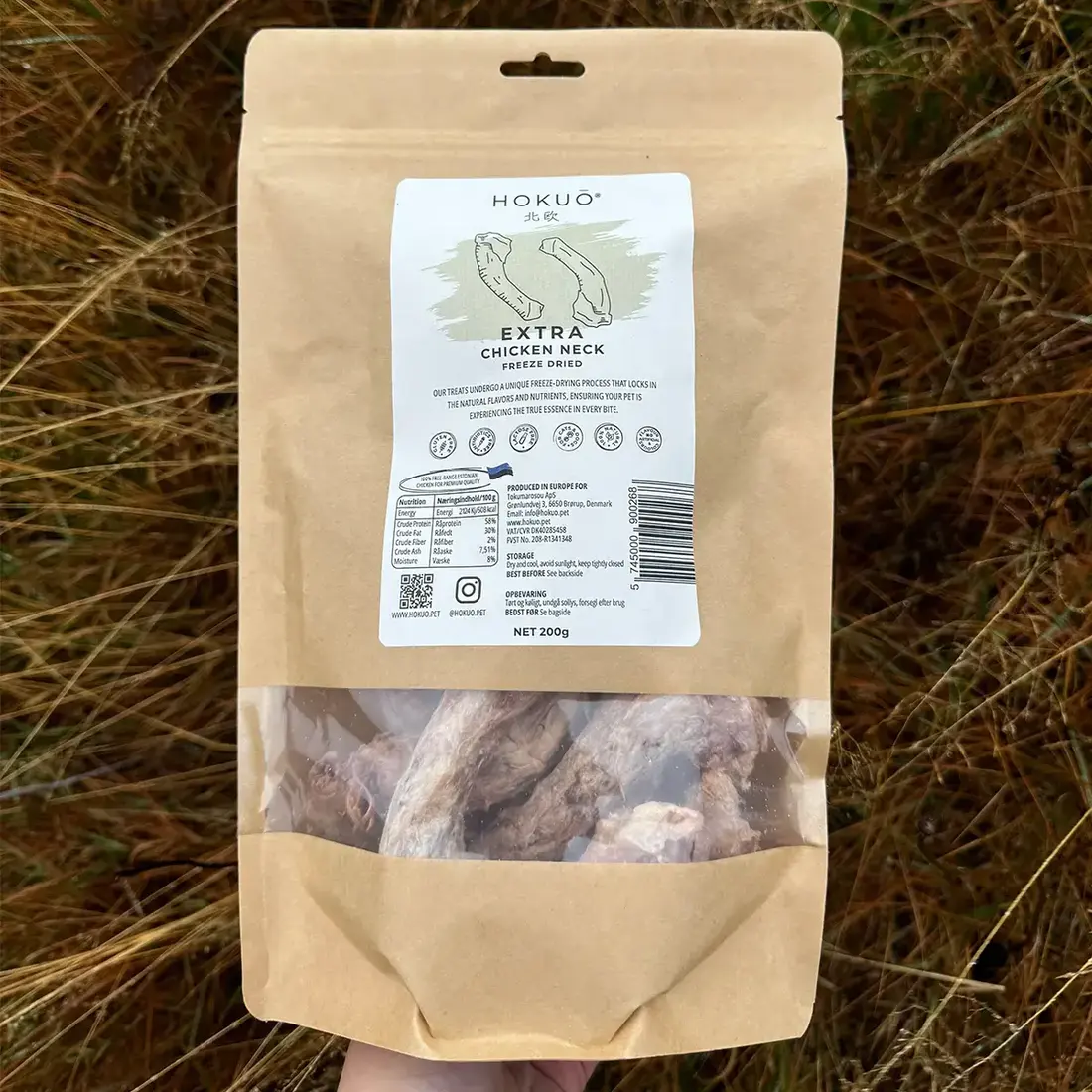 Hokuō® Extra Gevriesdroogde Kippennek