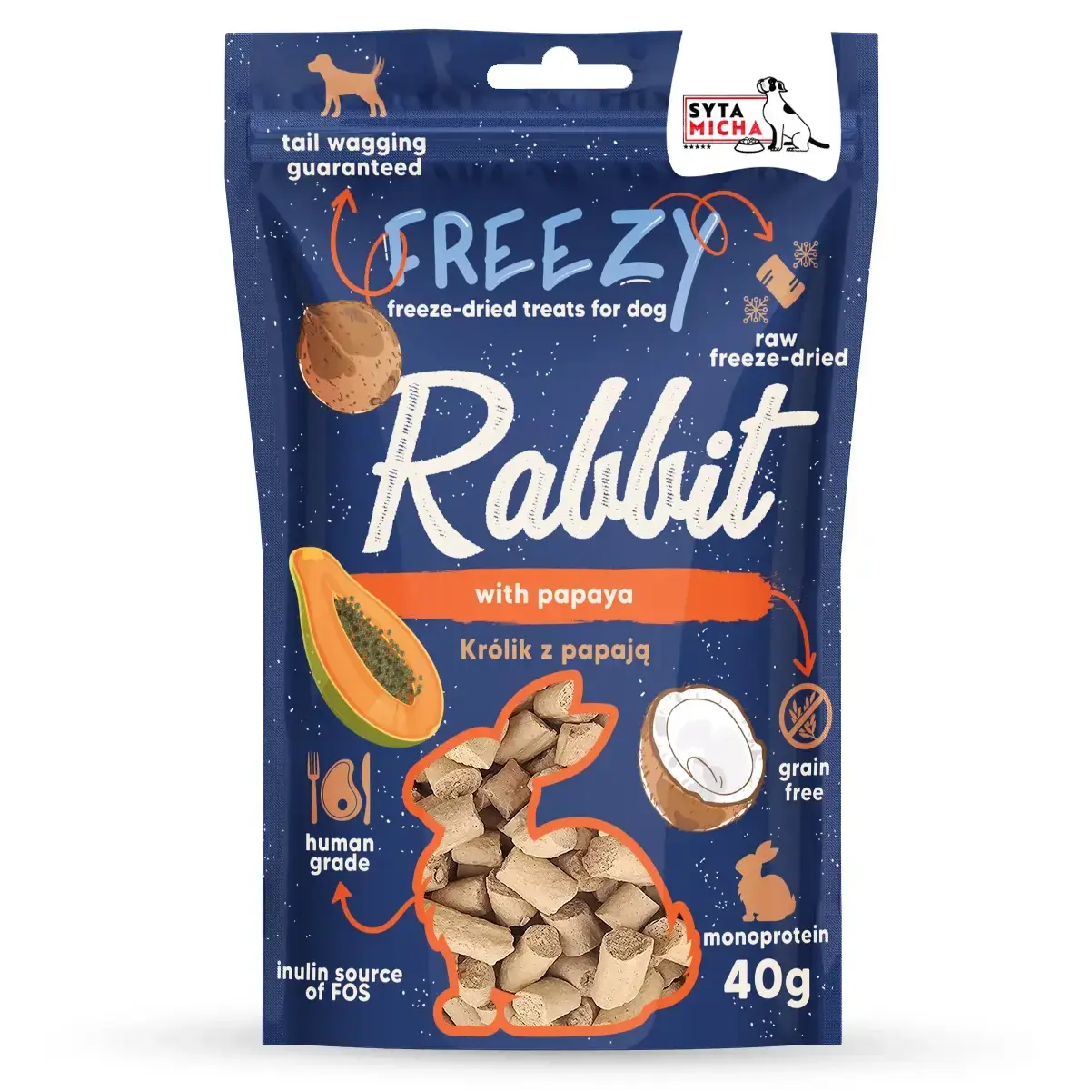 Syta Micha FREEZY Rabbit with Papaya