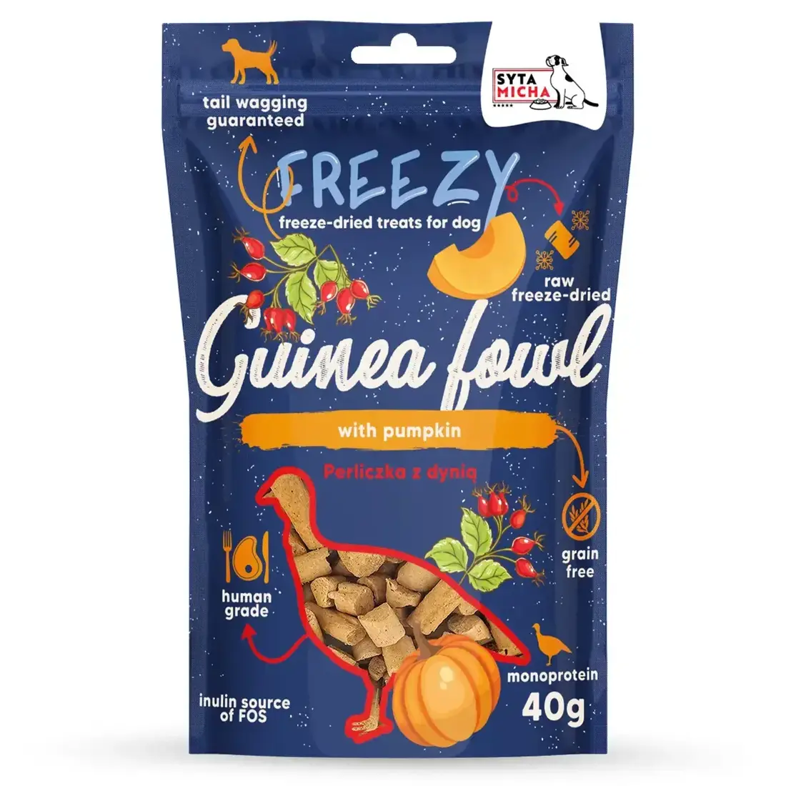 Syta Micha FREEZY Guinea Fowl with Pumpkin