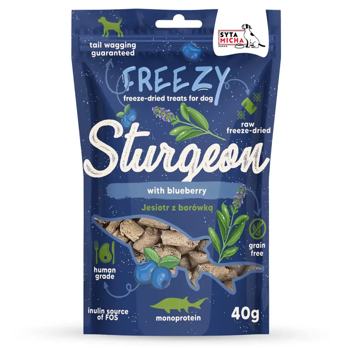 Syta Micha FREEZY Sturgeon with Blueberries