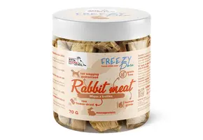 Syta Micha FREEZY Pure – 100% Rabbit Meat – Gevriesdroogd