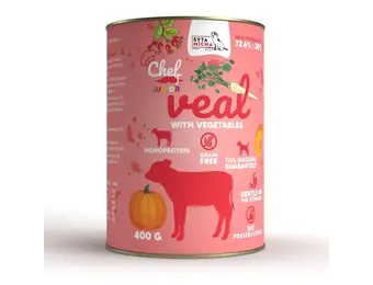 Syta Micha Wet Dog Food Veal with Vegetables Junior