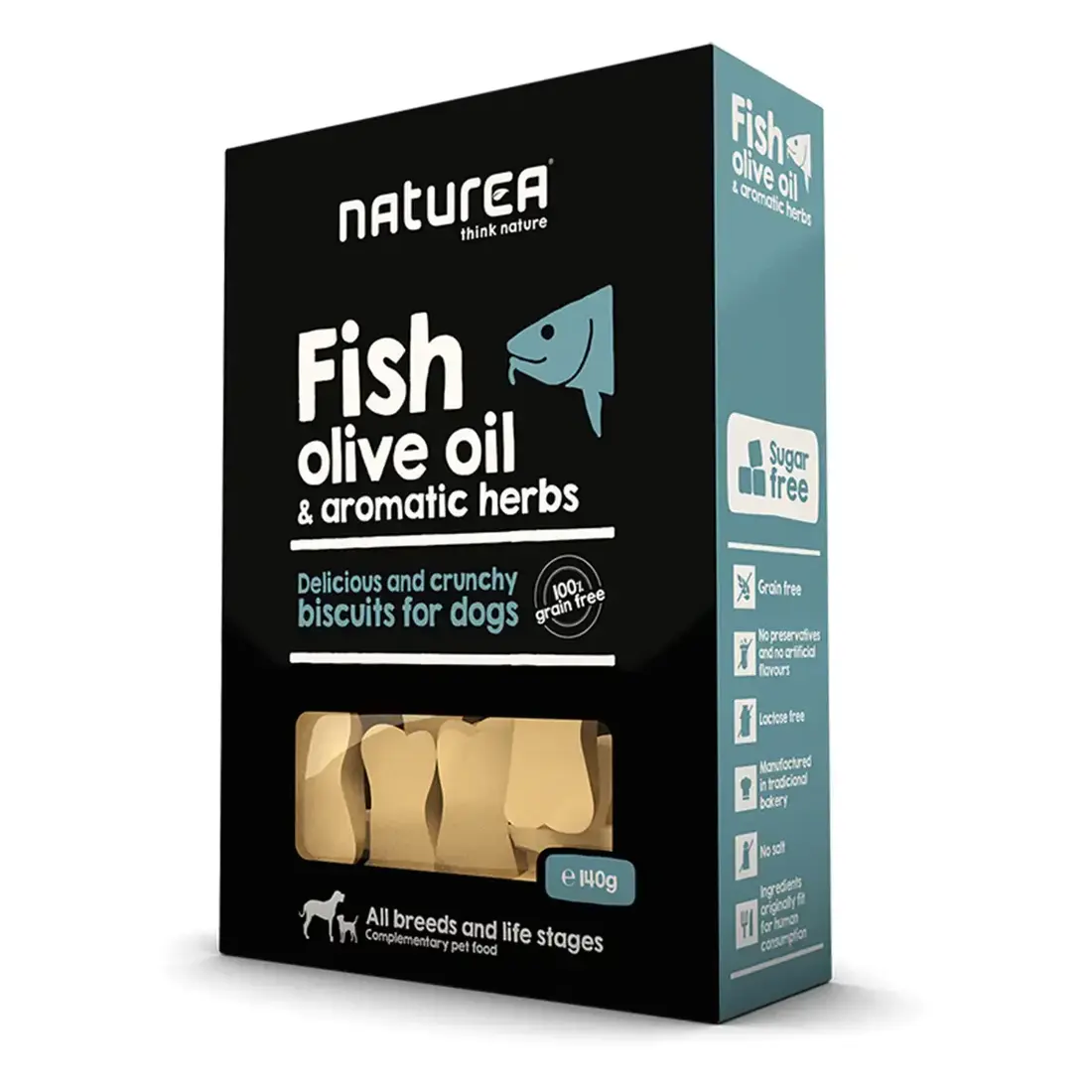 Naturea Biscuits Fish, Olive Oil & Aromatic Herbs