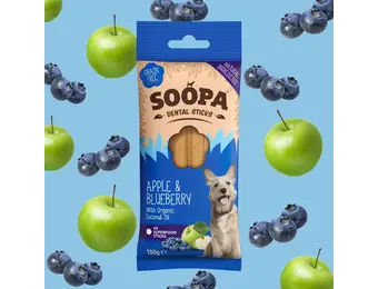 Soopa Apple & Blueberry Dental Sticks