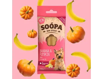 Soopa Banana & Pumpkin Mini Dental Sticks