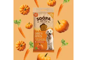 Soopa Carrot & Pumpkin Jumbo Dental Sticks