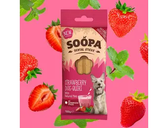 Soopa Strawberry & Dog Quiri Dental Sticks
