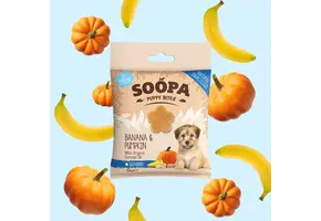 Soopa Banana & Pumpkin Healthy Bites for Puppies