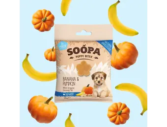 Soopa Banana & Pumpkin Healthy Bites for Puppies