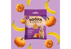 Soopa Banana, Pumpkin & Flaxseed Healthy Bites for Senior Dogs